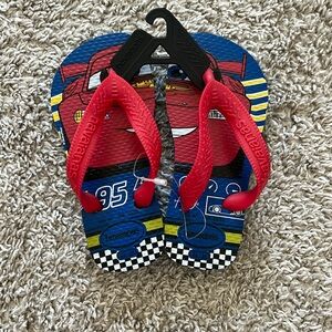 Havaianas Lightning Mc Queen CARS flip flops
